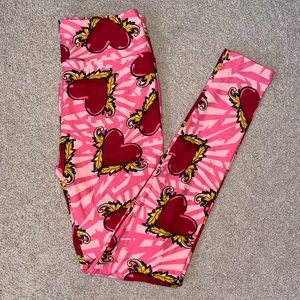 Lularoe Valentine’s Day Leggings